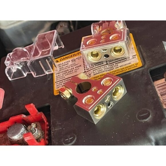 Battery Terminal Connectors, 0/2/4/6/8/10 AWG Battery Terminals, Heavy Duty - Picture 2 of 2